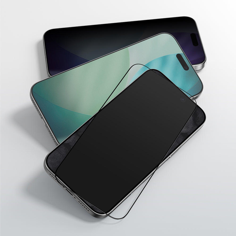 Apple iPhone 17 Pro Amazingthing Radix Parmak İzi Bırakmayan Temperli Cam Ekran Koruyucu Şeffaf