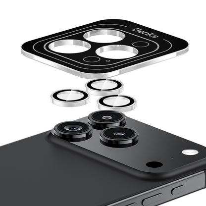 Apple iPhone 17 Pro Benks AR Glass Warrior Premium Cam Kamera Lens Koruyucu Şeffaf