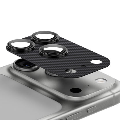 Apple iPhone 17 Pro Benks ArmorWarrior Serisi 600D Kevlar Kamera Lens Koruyucu