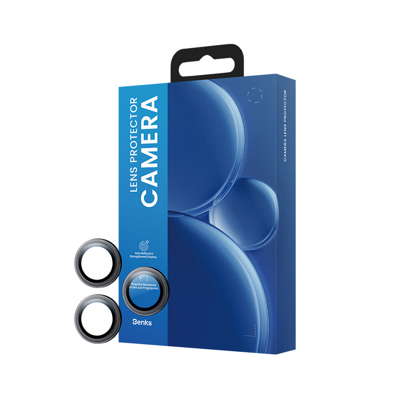 Apple iPhone 17 Pro Benks DR Safir Kamera Lens Koruyucu Gümüş