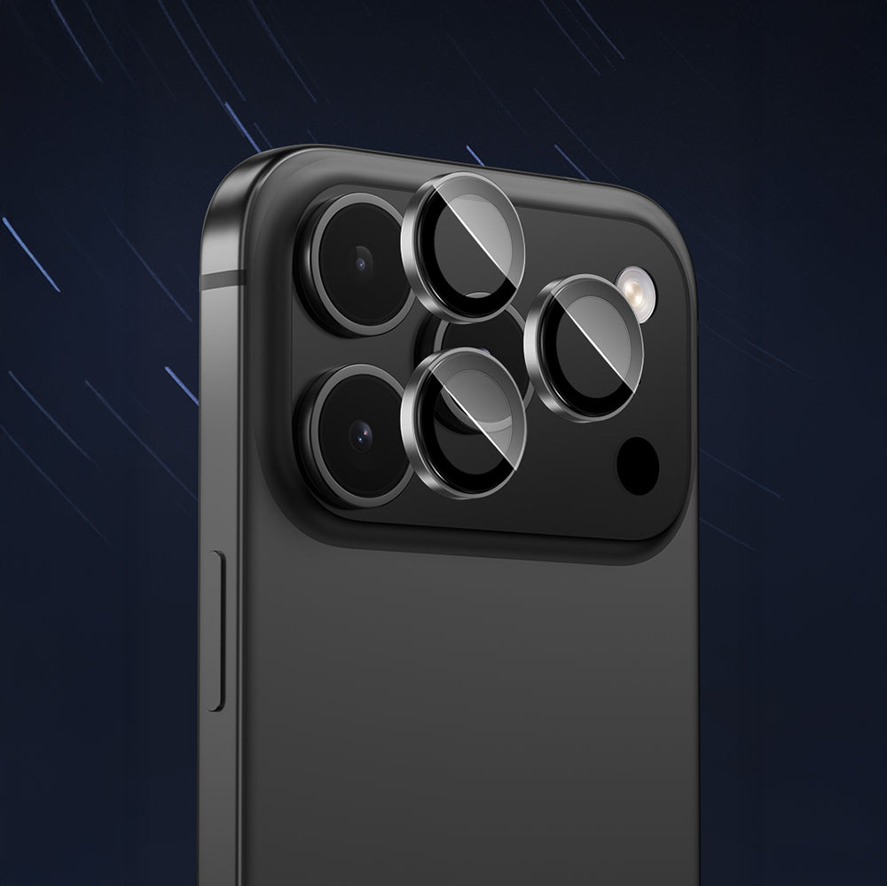 Apple iPhone 17 Pro Benks DR Safir Kamera Lens Koruyucu Gri