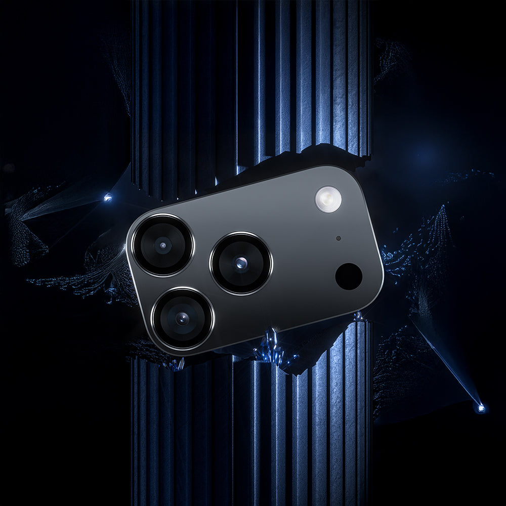 Apple iPhone 17 Pro Benks DR Safir Kamera Lens Koruyucu Gri