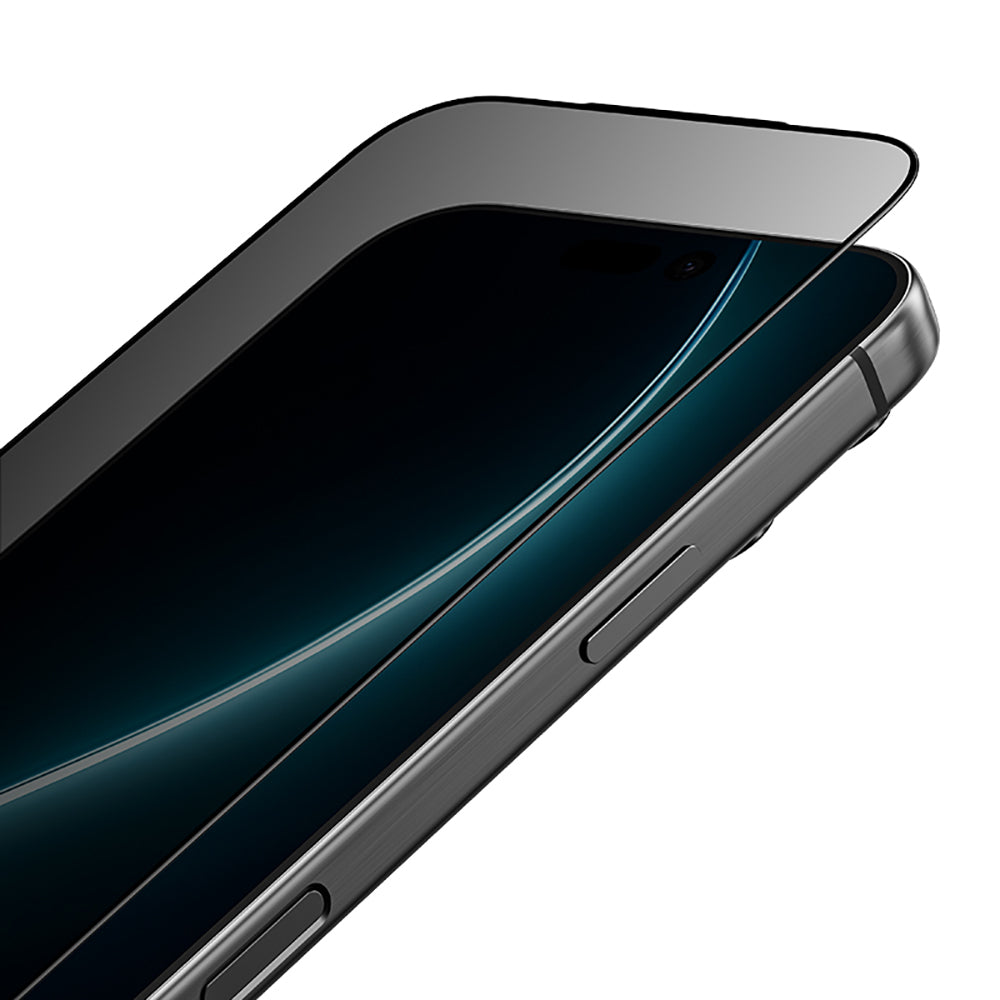 Apple iPhone 17 Pro Benks Glass Warrior Privacy HD Cam Ekran Koruyucu + Kolay Uygulama Aparatlı Siyah