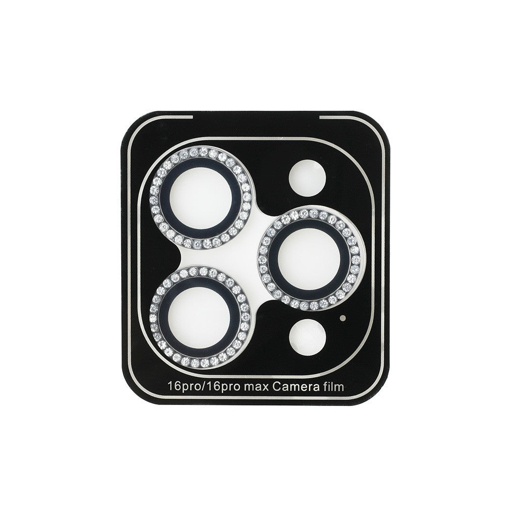 Apple iPhone 17 Pro Guess Orjinal Lisanslı Rhinestone Taşlı Lens Koruyucu