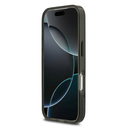 Apple iPhone 17 Pro Kılıf BMW Orjinal Lisanslı M-safe Şarj Özellikli Metal Buton Tasarımlı IML Baskılı M Dizayn Kapak Mavi