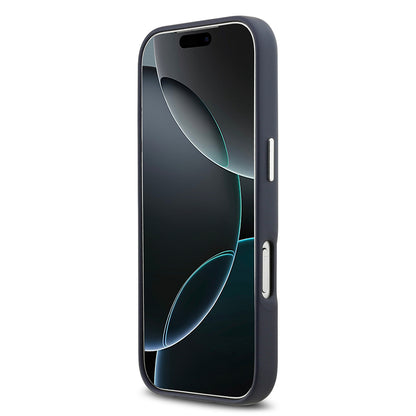 Apple iPhone 17 Pro Kılıf BMW Orjinal Lisanslı M-safe Şarj Özellikli Metal Logolu Tam Kaplama Deri Kapak Gri