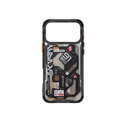 Apple iPhone 17 Pro Kılıf Desenli Airbag Tasarımlı Skinarma Spectra Kapak Beyaz