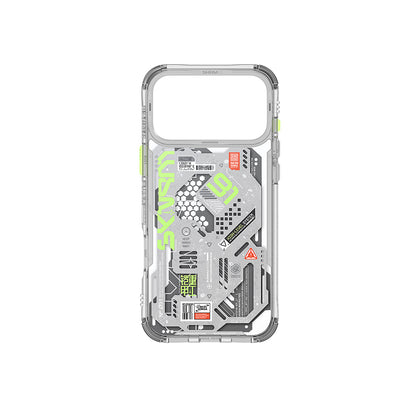 Apple iPhone 17 Pro Kılıf Desenli Airbag Tasarımlı Skinarma Spectra Kapak Beyaz