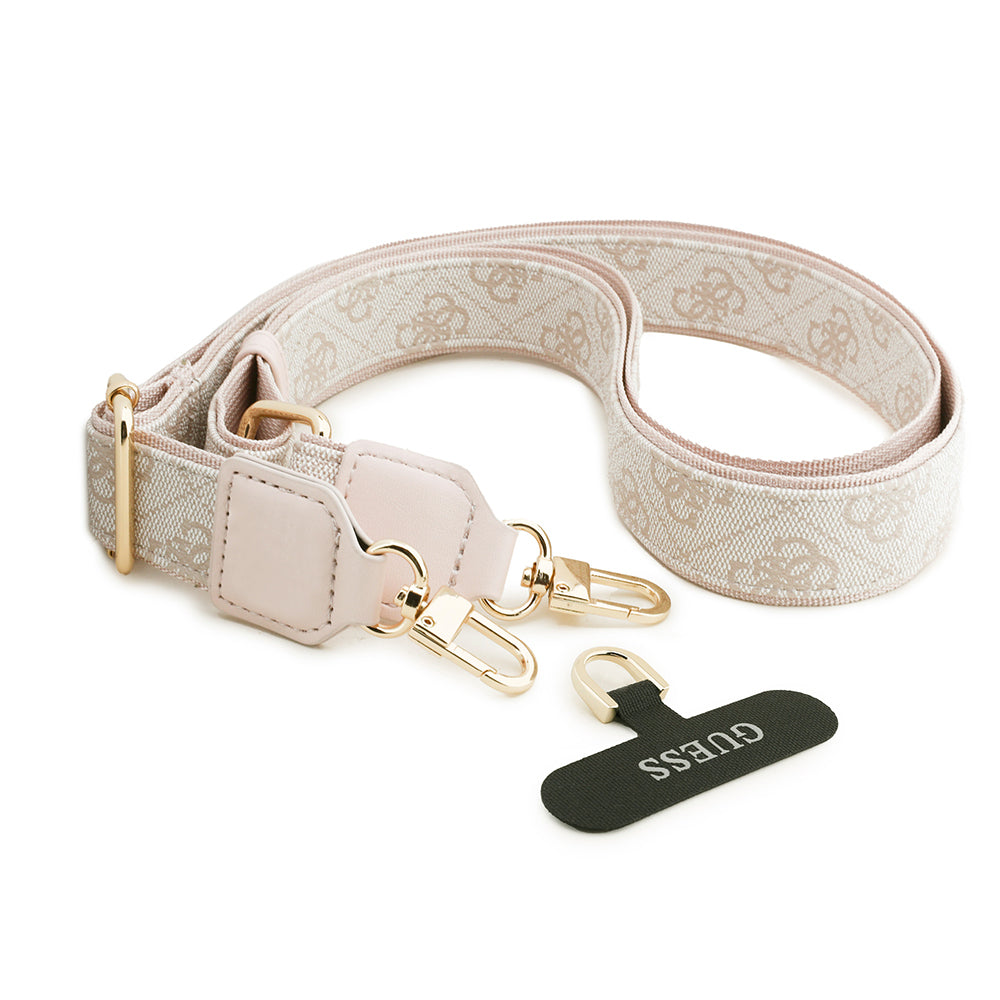 Apple iPhone 17 Pro Kılıf Guess Orjinal Lisanslı 4G Büyük Metal Logolu Kalın Askılı Kapak Siyah