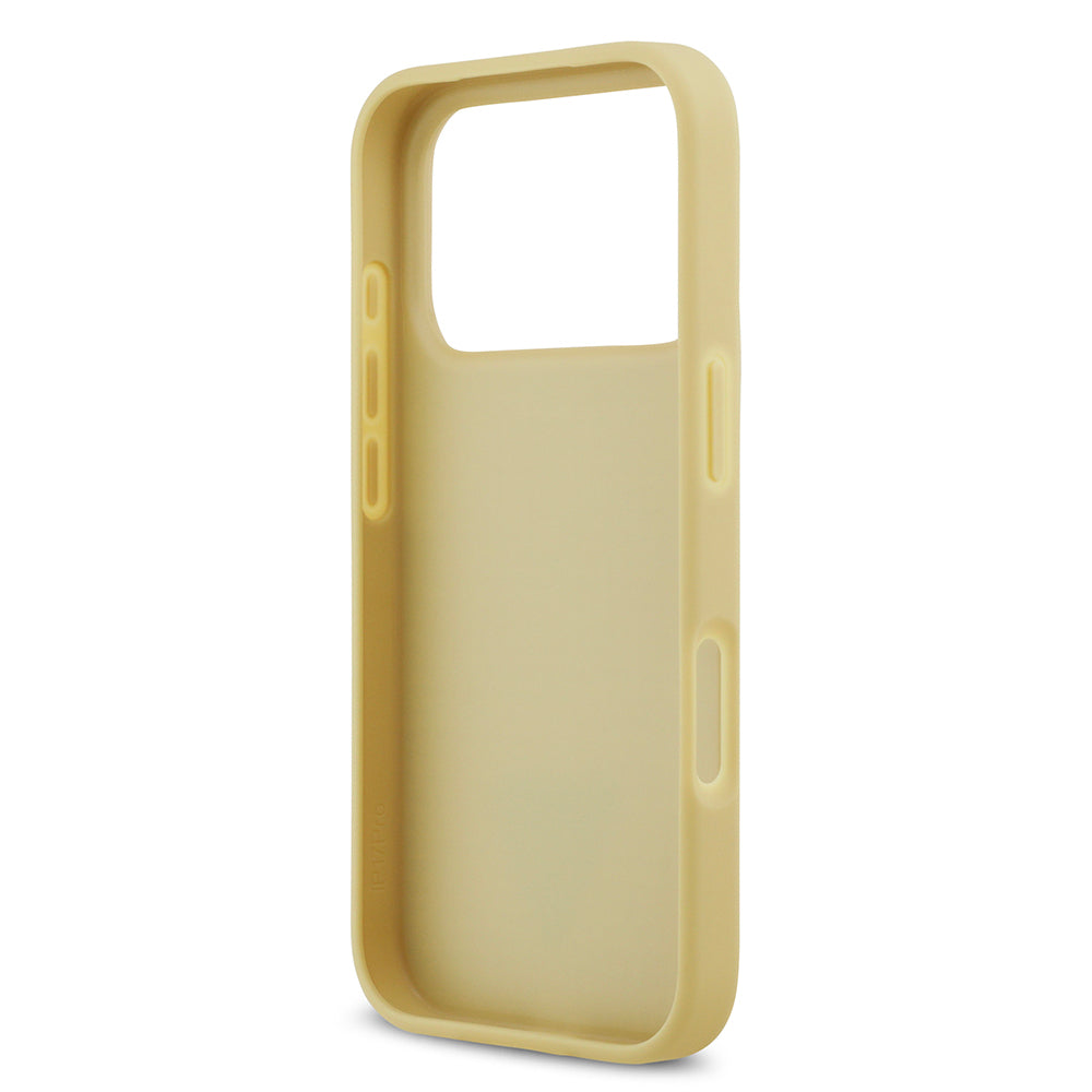 Apple iPhone 17 Pro Kılıf Guess Orjinal Lisanslı Taşlı Arka Yüzey Üçgen Logolu Kapak Siyah