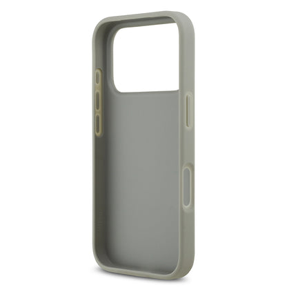 Apple iPhone 17 Pro Kılıf Guess Orjinal Lisanslı Taşlı Arka Yüzey Üçgen Logolu Kapak Siyah