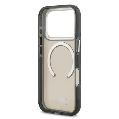 Apple iPhone 17 Pro Kılıf Lacoste Orjinal Lisanslı M-safe Şarj Özellikli İkonik Timsah Logolu Buzlu Kapak Beyaz