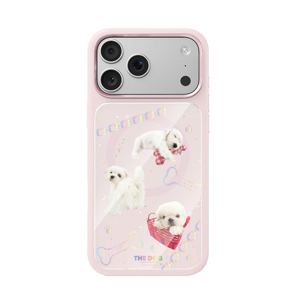 Apple iPhone 17 Pro Kılıf M-safe Şarj Özellikli 3D Baskılı Tasarım Mutural The Dog Serisi Kapak
