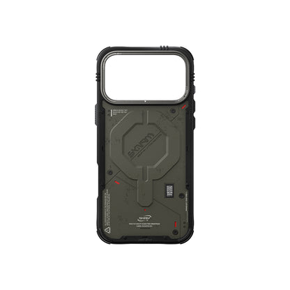 Apple iPhone 17 Pro Kılıf M-Safe Şarj Özellikli Airbag Tasarımlı Skinarma Vigor Kapak Gri