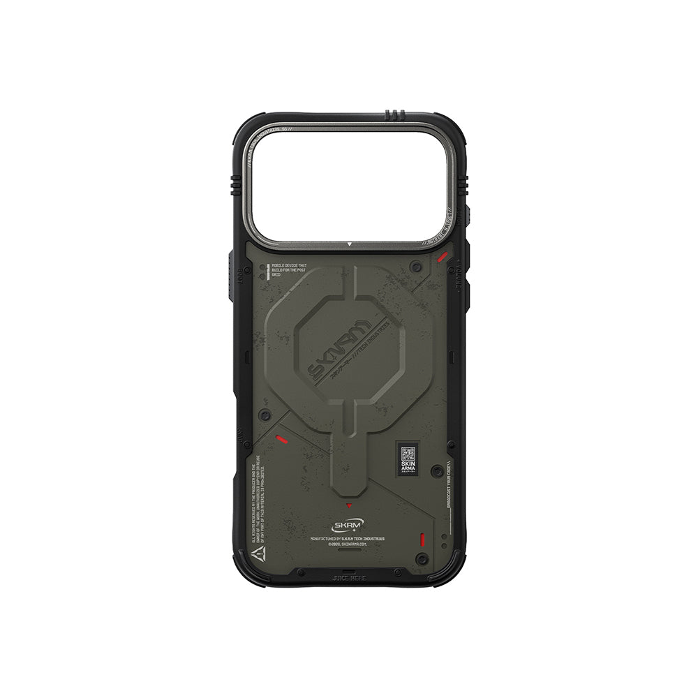 Apple iPhone 17 Pro Kılıf M-Safe Şarj Özellikli Airbag Tasarımlı Skinarma Vigor Kapak Mavi