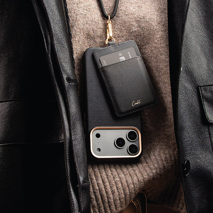 Apple iPhone 17 Pro Kılıf M-safe Şarj Özellikli Askı İpli Coehl Mirelle Kapak Pembe