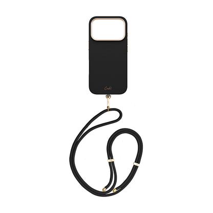 Apple iPhone 17 Pro Kılıf M-safe Şarj Özellikli Askı İpli Coehl Mirelle Kapak Kahverengi