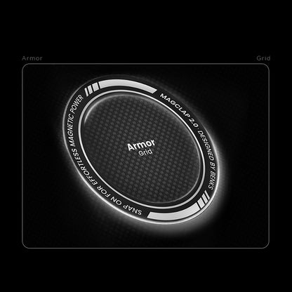 Apple iPhone 17 Pro Kılıf M-Safe Şarj Özellikli Benks ArmorAir ArmorGrid Serisi Kevlar Kapak Mavi