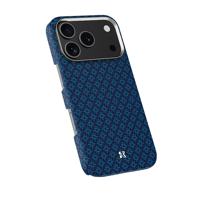 Apple iPhone 17 Pro Kılıf M-Safe Şarj Özellikli Benks ArmorAir ArmorGrid Serisi Kevlar Kapak Siyah