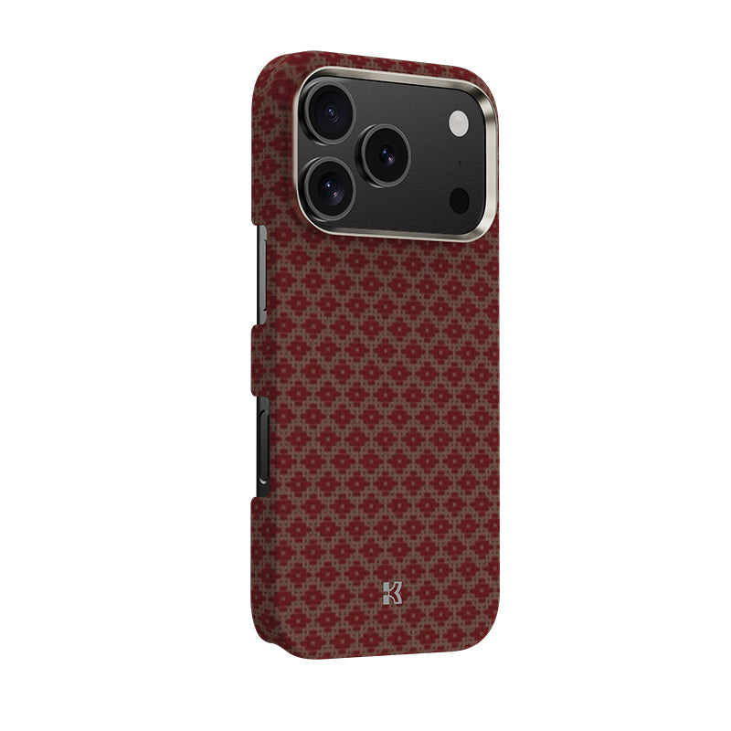 Apple iPhone 17 Pro Kılıf M-Safe Şarj Özellikli Benks ArmorAir ArmorGrid Serisi Kevlar Kapak Siyah