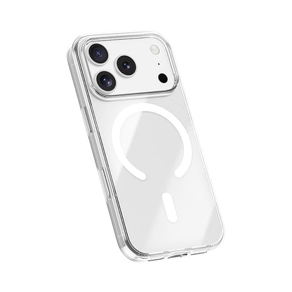 Apple iPhone 17 Pro Kılıf M-safe Şarj Özellikli Benks Crystal Serisi Şeffaf Kapak Şeffaf