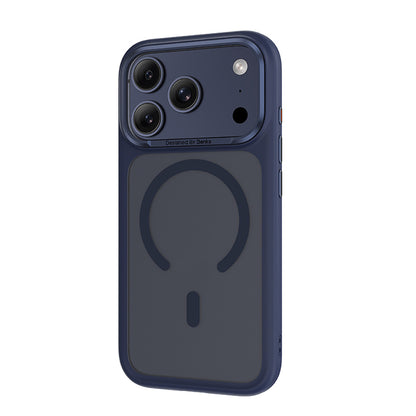 Apple iPhone 17 Pro Kılıf M-Safe Şarj Özellikli Benks Mist C-Magnet Kapak Siyah