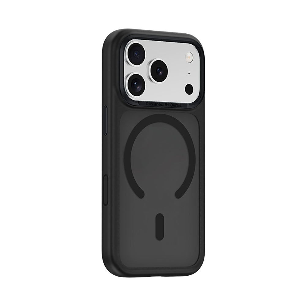 Apple iPhone 17 Pro Kılıf M-Safe Şarj Özellikli Benks Mist C-Magnet Yeni Seri Kapak
