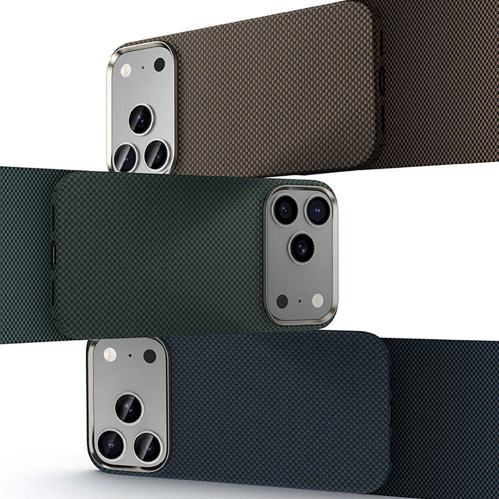 Apple iPhone 17 Pro Kılıf M-safe Şarj Özellikli Benks Yeni Seri ArmorTint ArmorAir Kevlar Kapak Gold