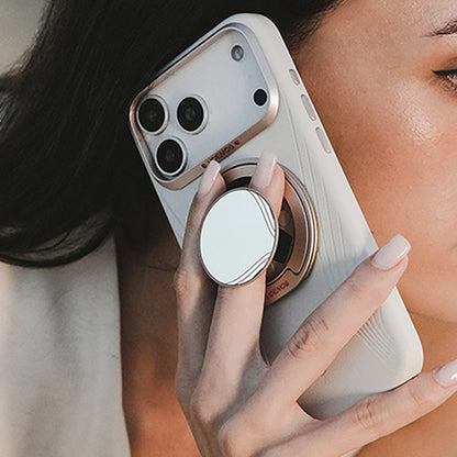Apple iPhone 17 Pro Kılıf M-Safe Şarj Özellikli Çizgili Udemos Freedom Serisi Kapak