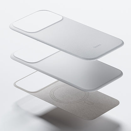 Apple iPhone 17 Pro Kılıf M-safe Şarj Özellikli Çizilmeye Dayanıklı Benks VitaPro Serisi PU Deri Kapak Siyah