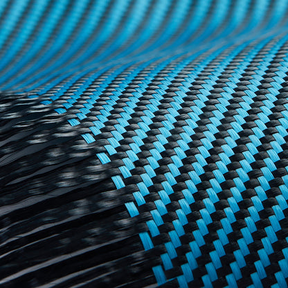 Apple iPhone 17 Pro Kılıf M-Safe Şarj Özellikli Kamera Kontrol Butonlu Aramid Fiber Pitaka Ultra-Slim Kapak Siyah-Mavi