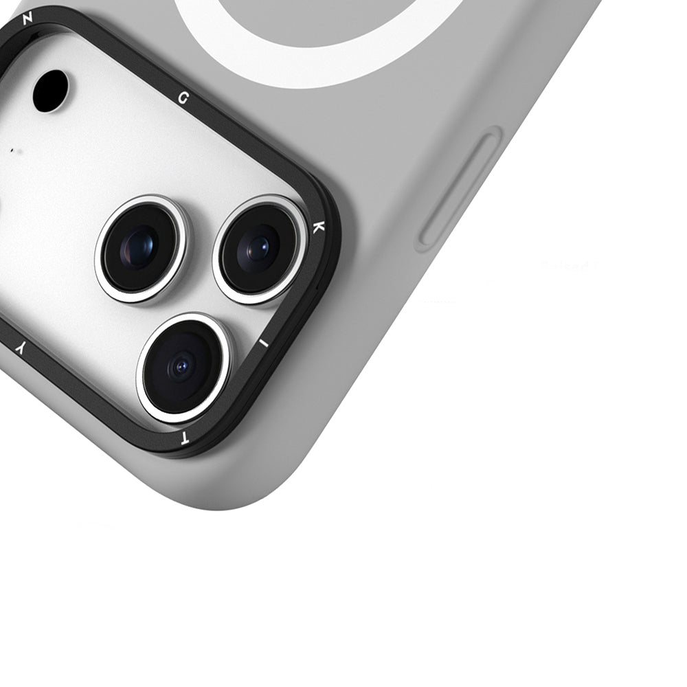 Apple iPhone 17 Pro Kılıf M-Safe Şarj Özellikli Kamera Standlı Youngkit Gel Cream Serisi Kapak Siyah