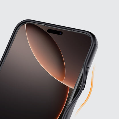 Apple iPhone 17 Pro Kılıf M-safe Şarj Özellikli Mat Arka Yüzey Wlons Lola Kapak Siyah