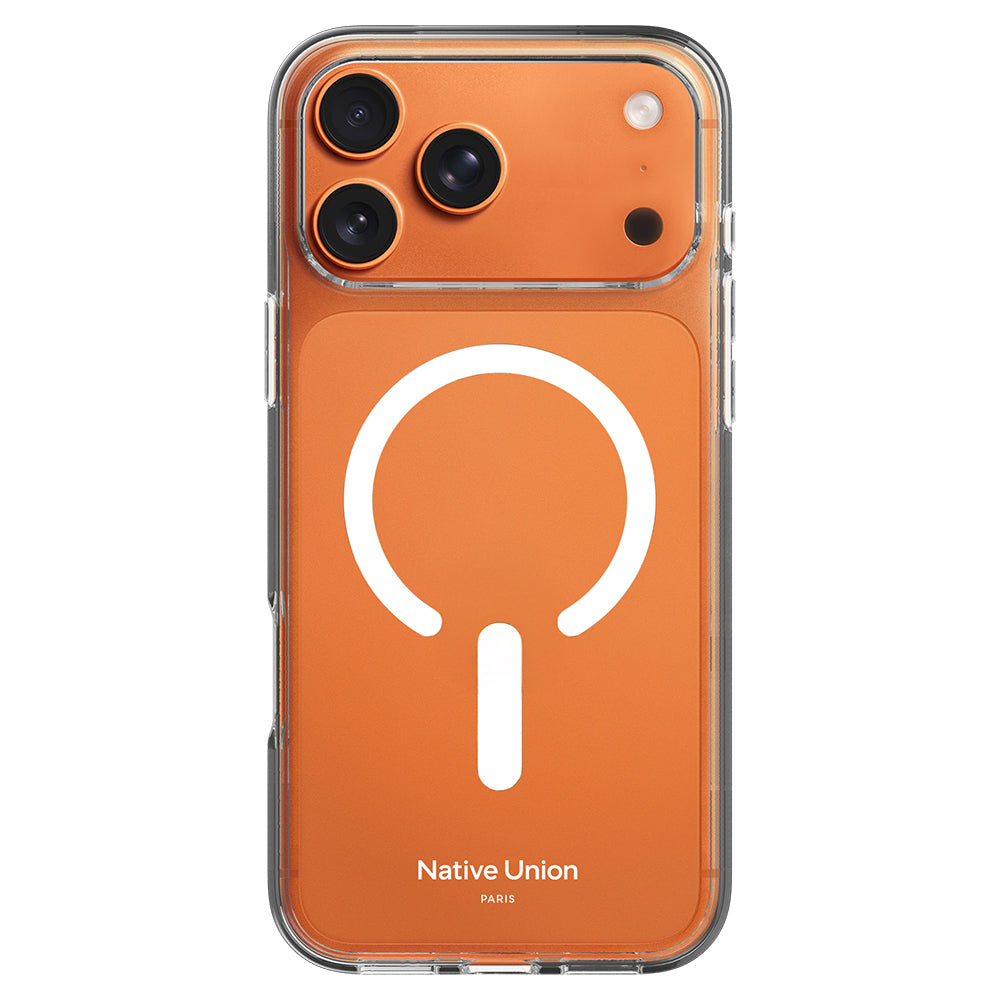 Apple iPhone 17 Pro Kılıf M-safe Şarj Özellikli Native Union RE Clear Serisi Kapak