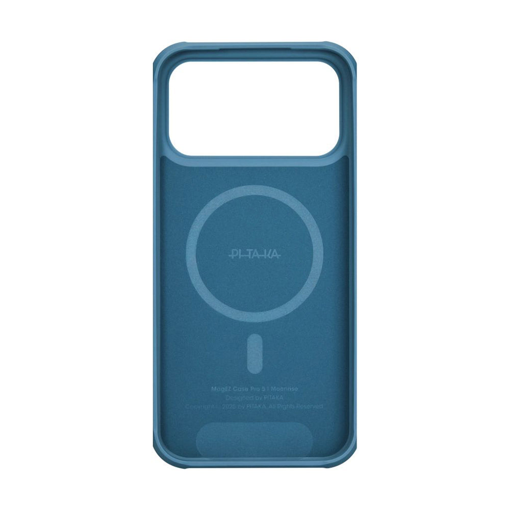 Apple iPhone 17 Pro Kılıf M-safe Şarj Özellikli Pitaka Tactile Woven Sunset-Moonrise Aramid Pro Guard Serisi Kapak Kahverengi