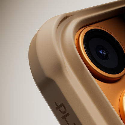 Apple iPhone 17 Pro Kılıf M-safe Şarj Özellikli Pitaka Tactile Woven Sunset-Moonrise Aramid Pro Guard Serisi Kapak Kahverengi