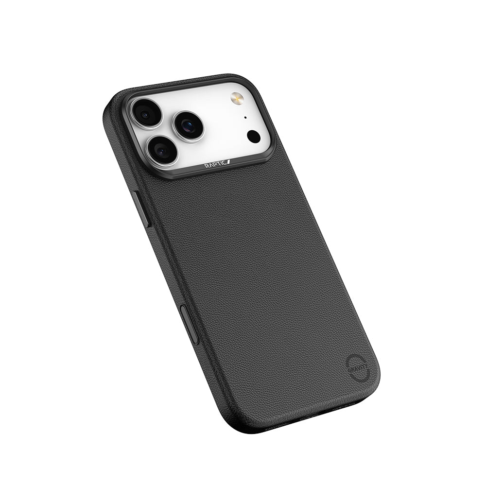 Apple iPhone 17 Pro Kılıf M-Safe Şarj Özellikli Polimerik Deri Raptic Urban Nano Kapak Beyaz