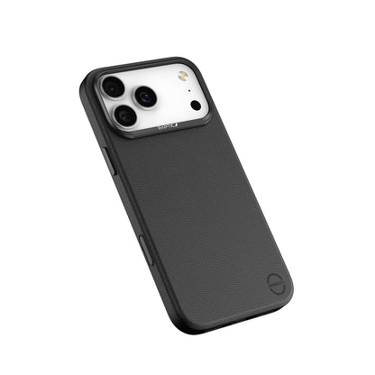 Apple iPhone 17 Pro Kılıf M-Safe Şarj Özellikli Polimerik Deri Raptic Urban Nano Kapak Beyaz