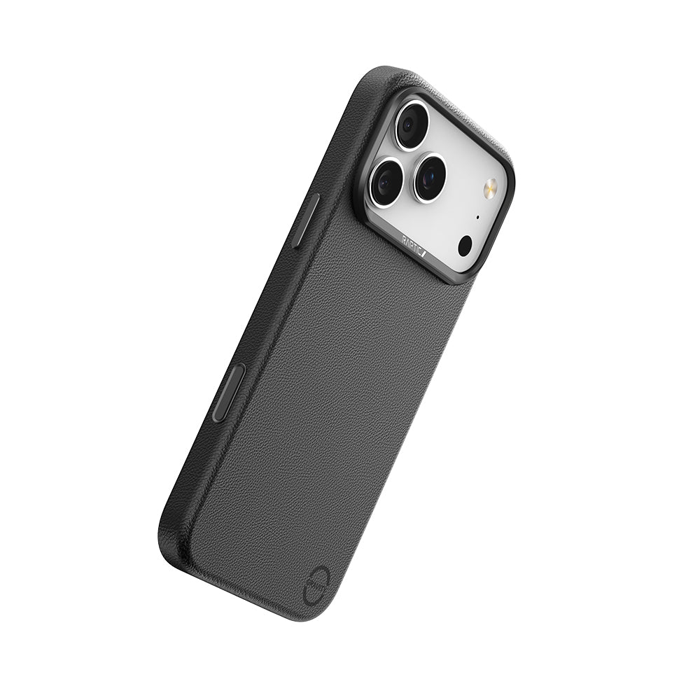 Apple iPhone 17 Pro Kılıf M-Safe Şarj Özellikli Polimerik Deri Raptic Urban Nano Kapak Beyaz