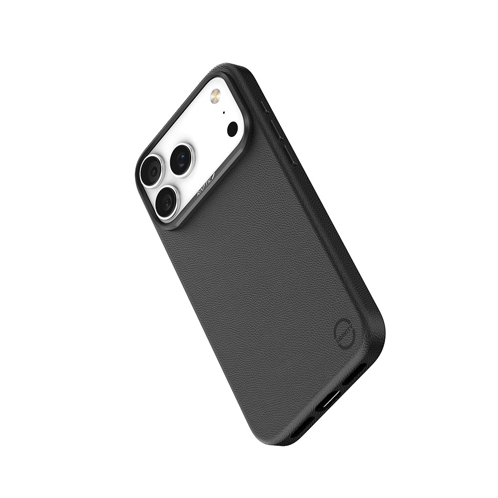 Apple iPhone 17 Pro Kılıf M-Safe Şarj Özellikli Polimerik Deri Raptic Urban Nano Kapak Beyaz