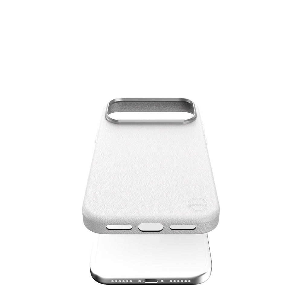 Apple iPhone 17 Pro Kılıf M-Safe Şarj Özellikli Polimerik Deri Raptic Urban Nano Kapak Turuncu