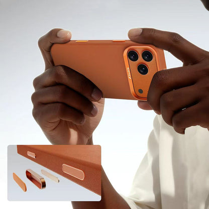 Apple iPhone 17 Pro Kılıf M-Safe Şarj Özellikli Polimerik Deri Raptic Urban Nano Kapak Beyaz