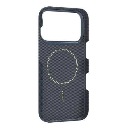 Apple iPhone 17 Pro Kılıf M-safe Şarj Özellikli Raptic Aramid Skin Origin Serisi Kapak Kırmızı