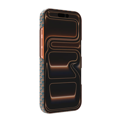 Apple iPhone 17 Pro Kılıf M-safe Şarj Özellikli Raptic Aramid Skin Origin Serisi Kapak Kırmızı