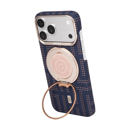 Apple iPhone 17 Pro Kılıf M-safe Şarj Özellikli Raptic Aramid Skin Serisi Karbon Kapak
