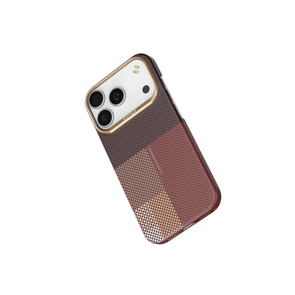 Apple iPhone 17 Pro Kılıf M-safe Şarj Özellikli Raptic Aramid Skin Transform Serisi Kapak Kahverengi