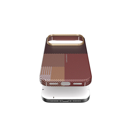 Apple iPhone 17 Pro Kılıf M-safe Şarj Özellikli Raptic Aramid Skin Transform Serisi Kapak Mavi