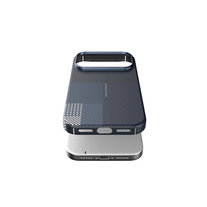 Apple iPhone 17 Pro Kılıf M-safe Şarj Özellikli Raptic Aramid Skin Transform Serisi Kapak Kahverengi