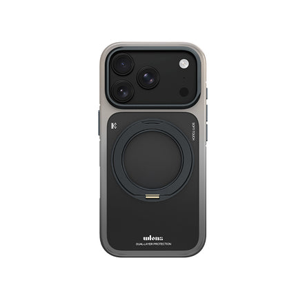 Apple iPhone 17 Pro Kılıf M-safe Şarj Özellikli Sert PC Wlons Arvox Standlı Kapak