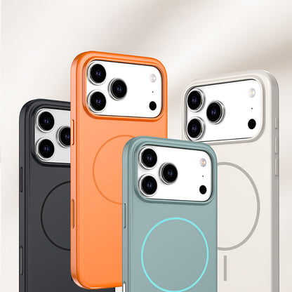 Apple iPhone 17 Pro Kılıf M-safe Şarj Özellikli Wlons Liza Kapak Siyah